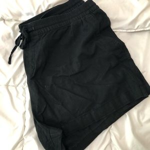 XXL black linen shorts - old navy